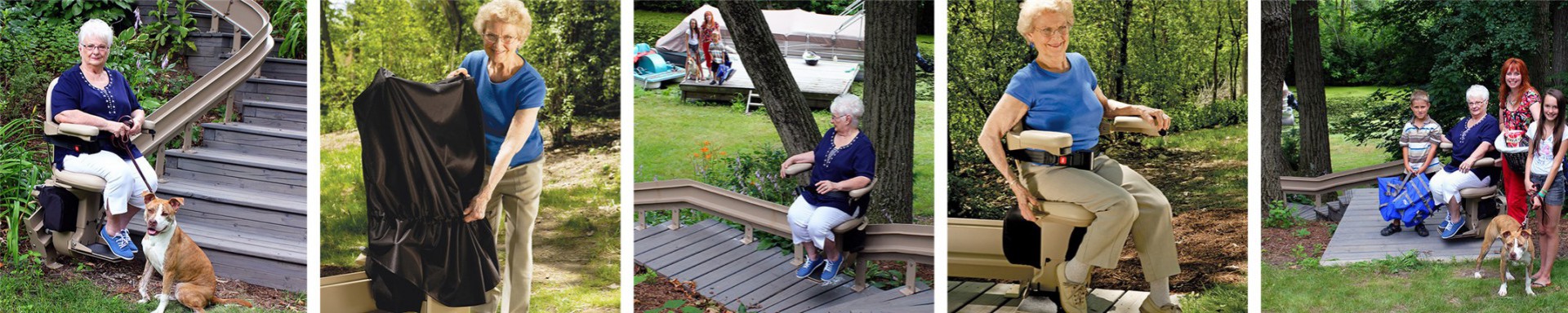 Bruno Outdoor Elite Curve Stairlift - California (1 of 1)